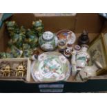 BOX OF MOSTLY ORIENTAL STYLE CHINA