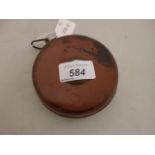 VINTAGE RABONE AND SONS 33FT TAPE MEASURE IN LEATHER CASE