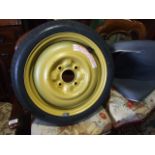 NEW RENAULT SPACE SAVER SPARE WHEEL & CASE