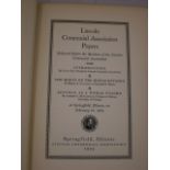 BOOK LINCOLN CENTENNIAL ASSOCIATION PAPERS 1924