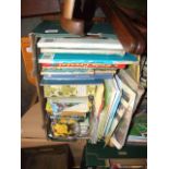 BOX OF BOOKS FROM HOUSE CLEARANCE ( PLASTIC CRATE NOT INCLUDED)