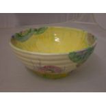 CLARICE CLIFF BOWL 24CM DIAMETER