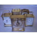 KAISER CLOCK AND 4 OTHER MANTLE CLOCKS A/F