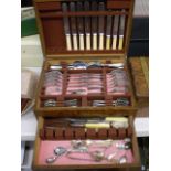 3 BOXED PLATED CUTLERY SETS