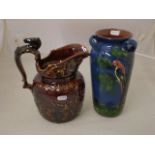 POTTERED JUG AND VASE 25CM