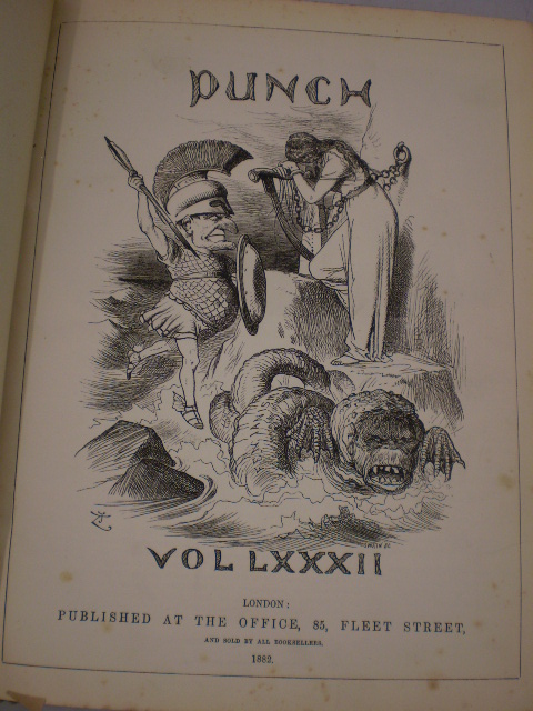 2 PUNCH BOOKS 1882 AND 1891