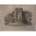 FRAMED AND GLAZED ETCHING OF 'THE CHAPEL OF OUR LADYE AT THE MOUNT IN KINGS LYNN' AFTER W.