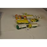 SMALL COLLECTION OF TANKERS AND BP ACCESSORIES TO INCLUDE MATCHBOX