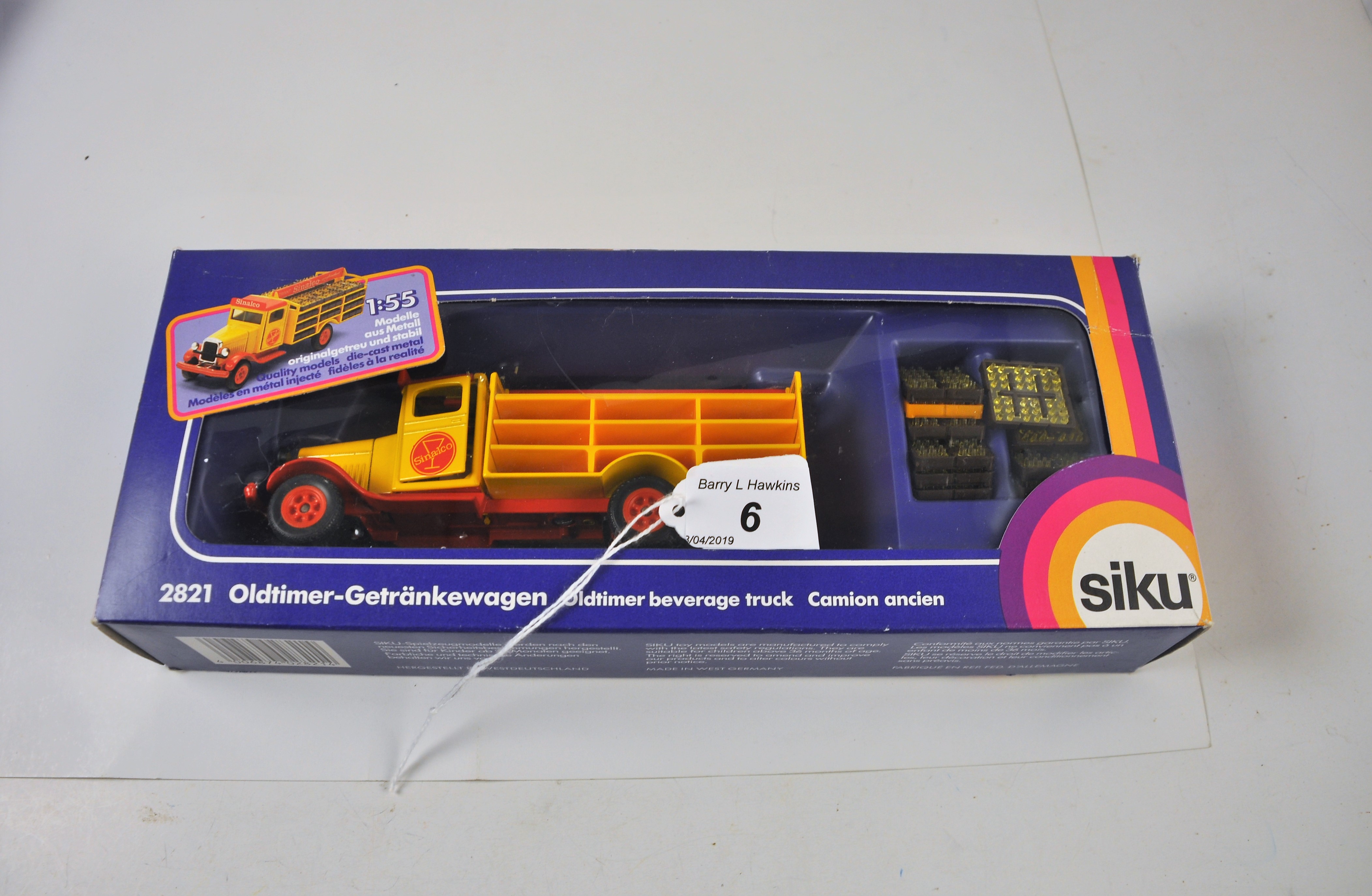 SIKU 2821 OLD TIMER BEVERAGE TRUCK BOXED