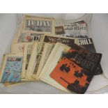 MILITARIA QUANTITY OF NEWSPAPERS AND MAGAZINES RELATING TO WW2