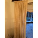 PAIR OF CURTAINS 208cm drop 214 window width