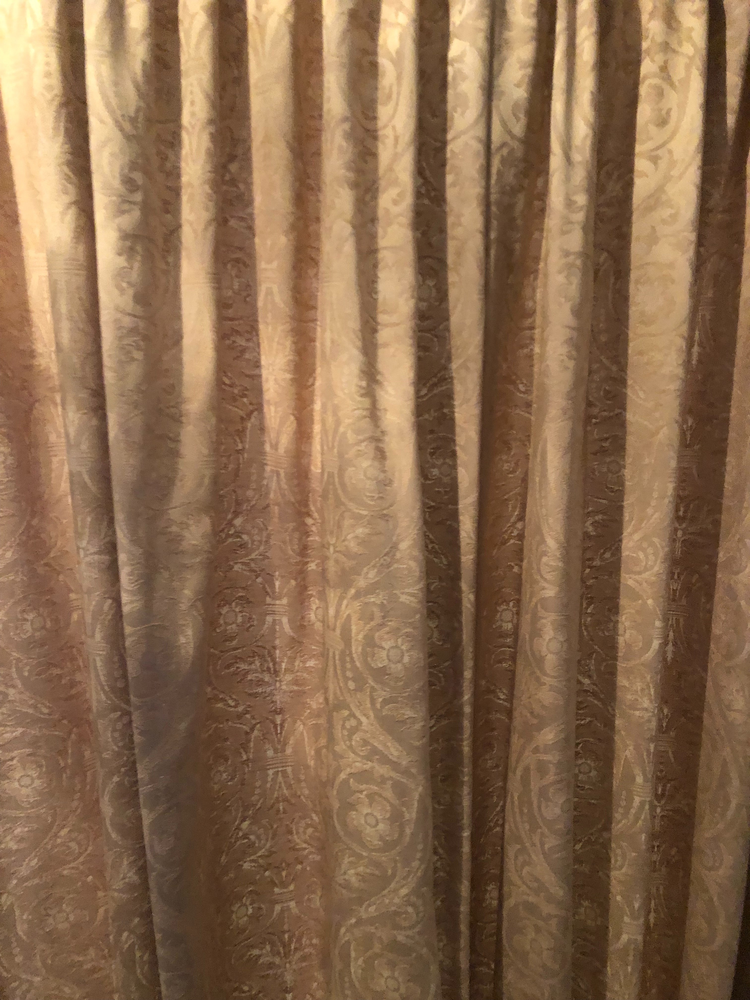 PAIR OF CURTAINS 148cm drop 178 window width - Image 2 of 2