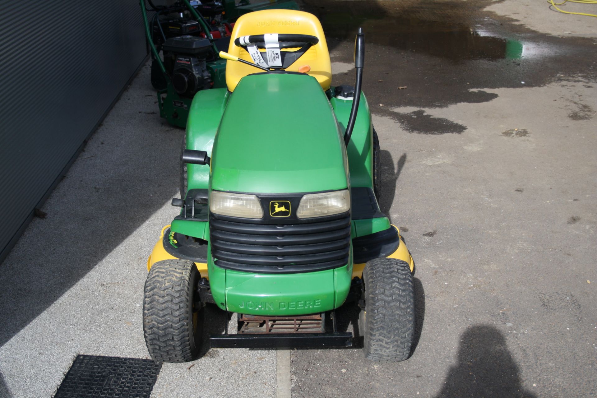 JOHN DEERE LT166 RIDE ON MOWER - USED, - Image 2 of 2