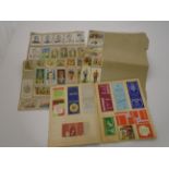 COLLECTION OF CIGARETTE CARDS AND MATCHBOX COVERS