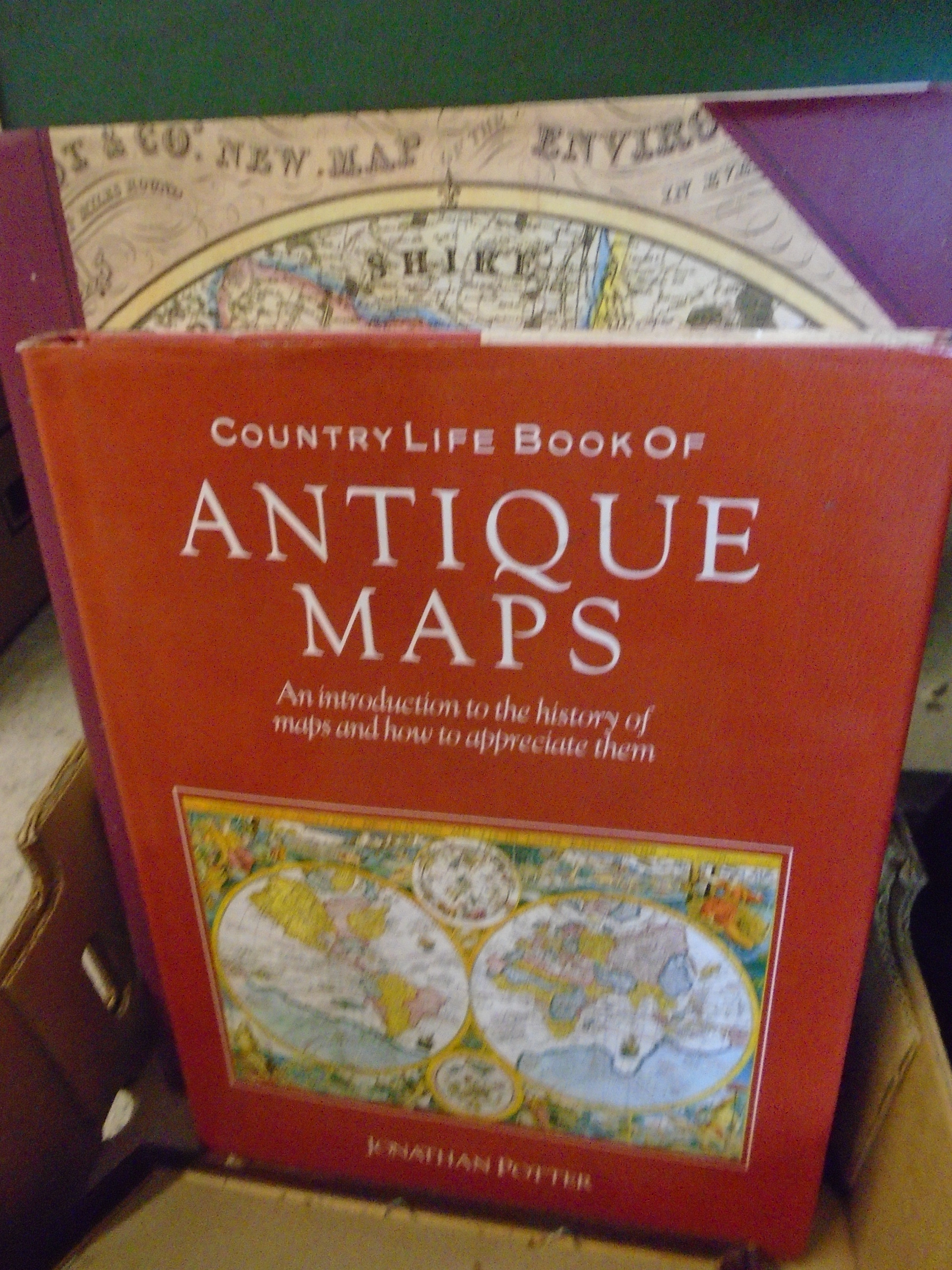 BOX OF VINTAGE MAPS SOME OS AND MAP BOOKS - Image 3 of 7