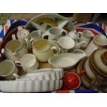 BOX OF CHINA TO INCLUDE MEAKIN JOHNSONS BROS ETC