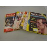 10 BOXING MAGAZINES 1960'S