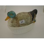 DUCK EGG STORAGE POT AND SCOOP SPOON