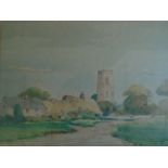 SIGNED ARTHUR DAVIES WATERCOLOUR (57 X 48)CM