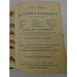 MRS BEETONS BOOK OF HOUSEHOLD MANAGEMENT HAND DATED 1887