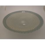 LARGE GLASS DISH 40CM DIAMETER