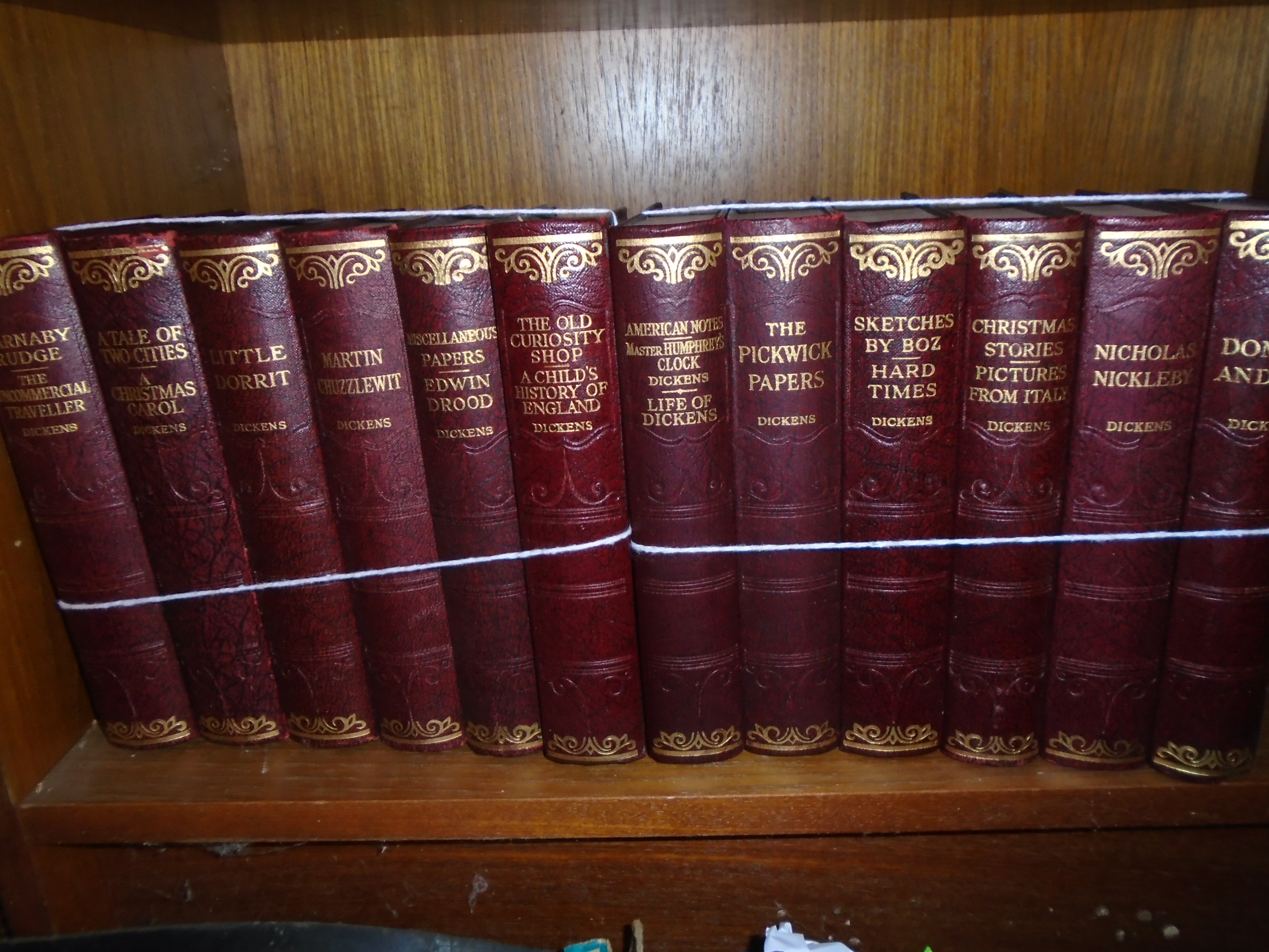 12 HARDBACK DICKENS BOOKS CIRCA 1950'S 60'S