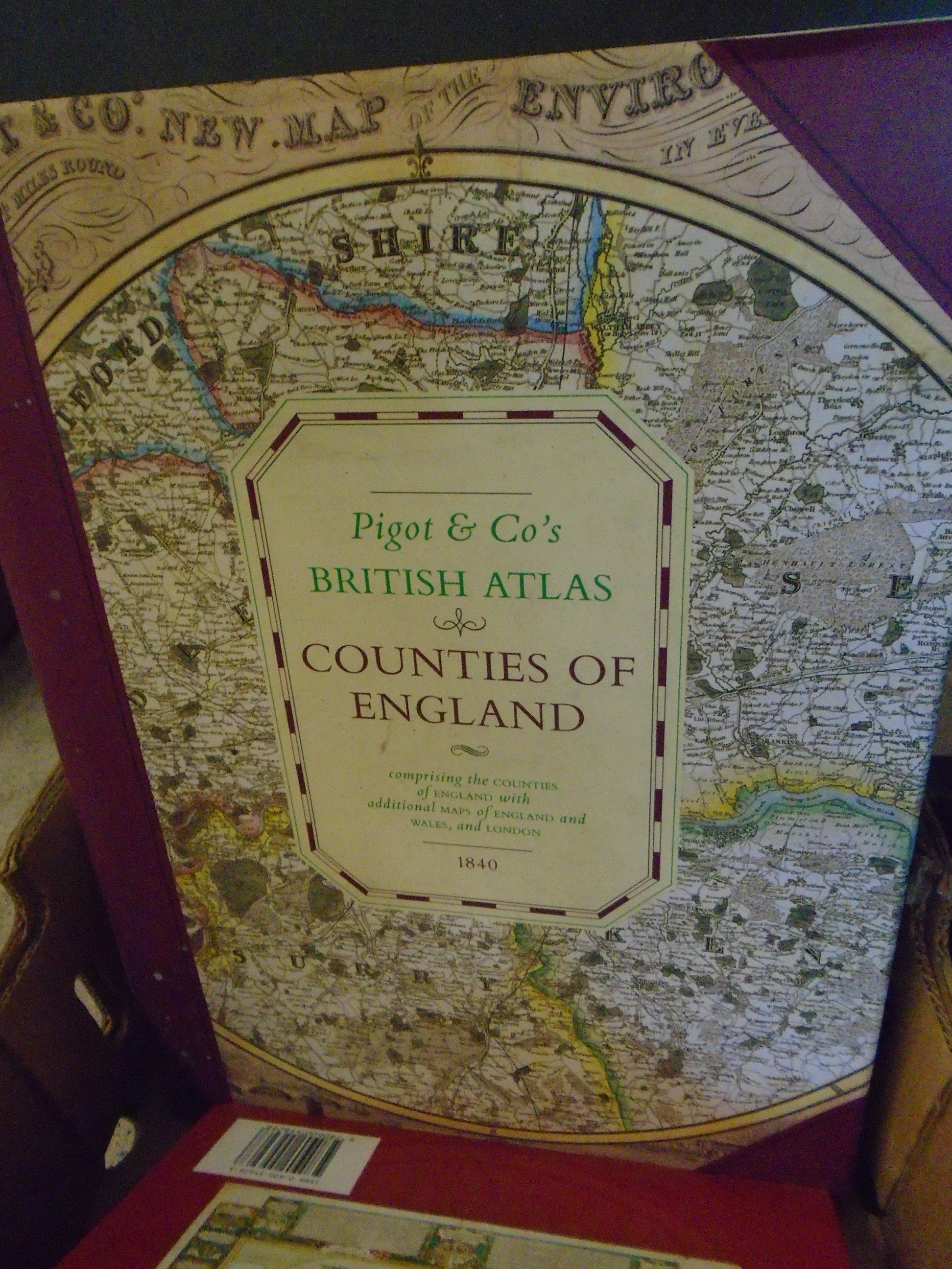 BOX OF VINTAGE MAPS SOME OS AND MAP BOOKS - Image 4 of 7