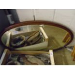 OVAL MIRROR 77CM LENGTH