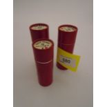 2 TUBES OF 1967 PENNIES AND TUBE OF 1967 1/2 PENNIES