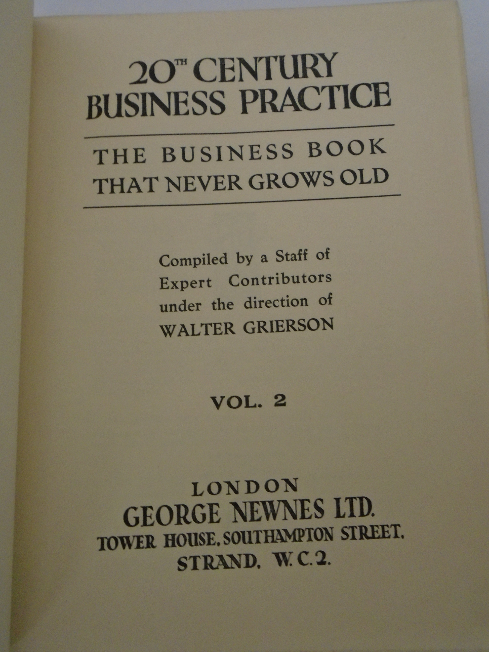 6 VOLUMES OF 20TH CENTURY BUSINESS PRACTICE CIRCA 1950 - Image 2 of 4