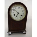 MANTLE CLOCK WITH KEY AND PENDULUM 29CM TALL