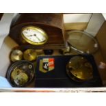 BOX OF CLOCK PARTS