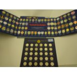 TWO COMPLETE MEDAL COLLECTIONS OF THE FA CUP CENTENARY 1872-1972 PLUS COMPLETE ESSO COLLECTION OF