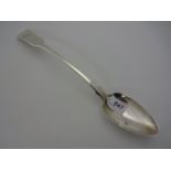 EXETER SILVER BASTING SPOON 1802/07 W WOODMAN FIDDLE PATTERN 139g