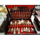 BOXED SILVER PLATED CUTLERY SET
