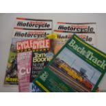 7 MOTORCYCLE AND CYCLE MAGAZINES