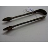 SILVER SUGAR TONGS 1795 SOLOMAN HOUGHAM 41g