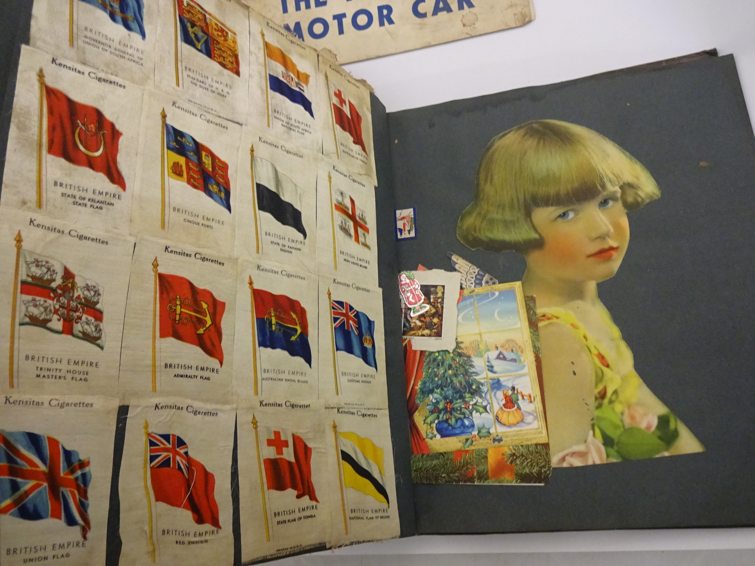 SCRAPBOOKS AND 2 VINTAGE MOTORCAR BOOKS PLUS A FEW VINTAGE BOOKS - Image 3 of 9