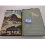 THE ASCENT OF EVEREST BY HUNT 1953 1ST EDITION AND SOUTH COL BY NOYCE
