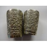 2 KUTCH INDIAN SILVER DRINKING CUPS UNMARKED AND UNTESTED 115g