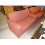 2 RED SOFAS