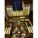 BOXED PLATED CUTLERY SET