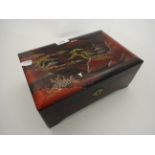 ORIENTAL THEMED JEWELLERY BOX