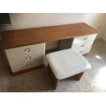 RETRO STAG DRESSING TABLE & STOOL