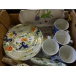BOX OF CHINA TO INCLUDE SPODE