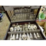 COOPER LUDLAM SILVER PLATED BOXED CUTLERY SET