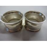 PAIR OF SILVER NAPKIN RINGS 26g