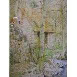 LIZ YORATH WATERCOLOUR LA BARRIERE (47 X 66)CM PLUS FOREST PRINT