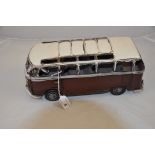 LARGE TIN PLATE MODEL VW VAN