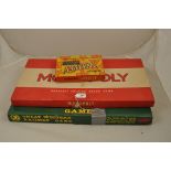 3 VINTAGE BOARD GAMES TO INCLUDE MONOPOLY,